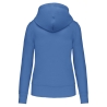 Sweat zippé à capuche écoresponsable femme Bleu Kariban – vue 2
