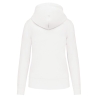 Sweat zippé capuche écoresponsable femme Blanc Kariban – vue 2