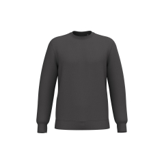 Sweat-shirt recyclé col rond unisexe Gris foncé – Kariban