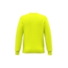 Sweat-shirt recyclé col rond Jaune Fluo Kariban – vue 2