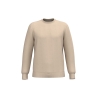 Sweat-shirt recyclé col rond unisexe Beige Kariban