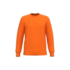 Sweat-shirt recyclé col rond unisexe Orange – Kariban