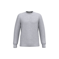 Sweat-shirt recyclé col rond unisexe Gris oxford Kariban