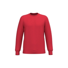 Sweat-shirt recyclé col rond Rouge Kariban – Unisexe