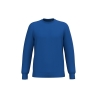 Sweat-shirt recyclé col rond bleu royal unisexe Kariban