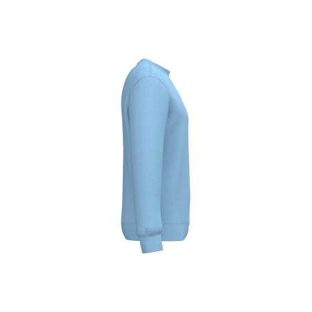 Sweat-shirt recyclé col rond unisexe ciel Kariban – vue 3