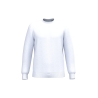 Sweat-shirt recyclé col rond unisexe Blanc Kariban