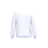Sweat-shirt recyclé col rond unisexe Blanc Kariban – vue 2