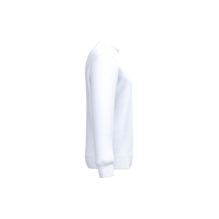 Sweat-shirt recyclé col rond unisexe Blanc Kariban – vue 3