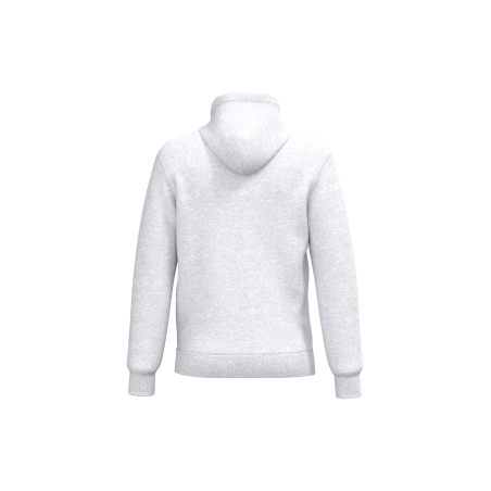 Sweat-shirt capuche recyclé gris chiné unisexe Kariban – vue 2