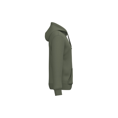 Sweat-shirt recyclé à capuche Vert Caper Green Kariban – vue 3