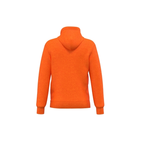 Sweat à capuche recyclé unisexe Kariban Orange Fluo – vue 2