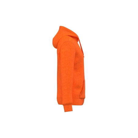 Sweat à capuche recyclé unisexe Kariban Orange Fluo – vue 3