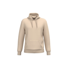 Sweat-shirt à capuche recyclé beige unisexe Kariban 280 g/m²