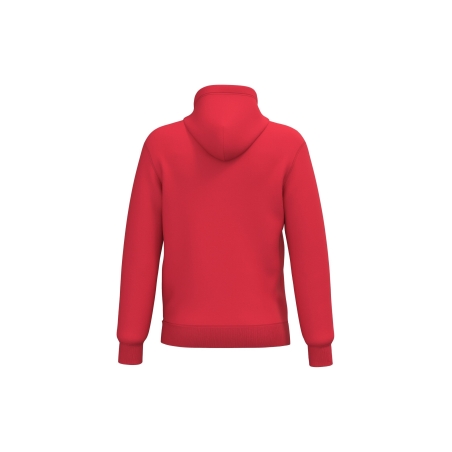 Sweat-shirt recyclé à capuche unisexe Rouge Kariban – vue 2