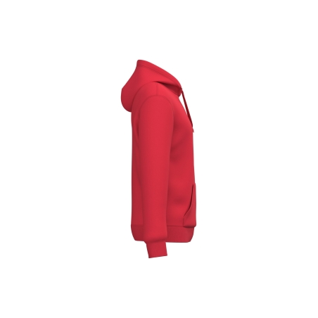 Sweat-shirt recyclé à capuche unisexe Rouge Kariban – vue 3