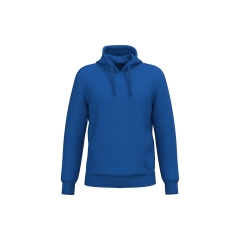 Sweat-shirt capuche recyclé unisexe Bleu Royal Kariban