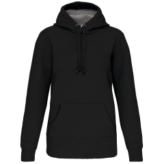 Sweat à capuche unisexe Noir 360 g/m² – Kariban