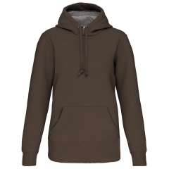 Sweat à capuche unisexe Vert Dark Khaki Kariban 360 g/m²