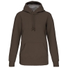 Sweat à capuche unisexe Vert Dark Khaki Kariban 360 g/m²