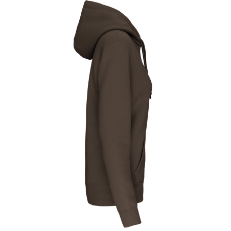Sweat à capuche unisexe Vert Dark Khaki Kariban 360 g/m² – vue 3