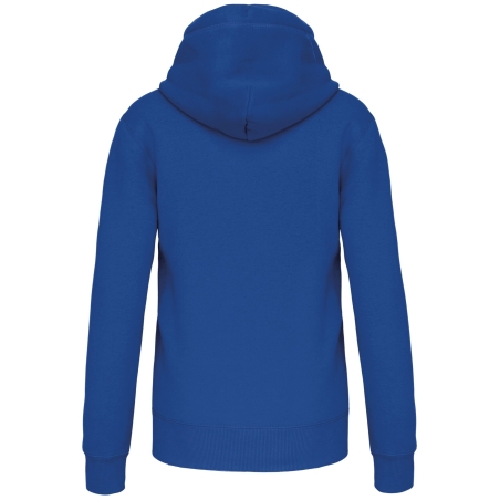 Sweat à capuche unisexe Bleu Royal – Kariban – vue 2