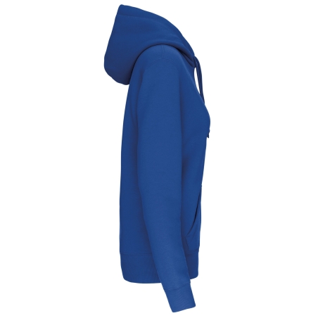 Sweat à capuche unisexe Bleu Royal – Kariban – vue 3
