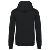 Sweat-shirt capuche contrastée homme Kariban – Noir/Rouge – vue 2