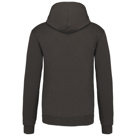 Sweat-shirt capuche contrastée Kariban homme – Noir – vue 2