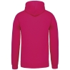 Sweat capuche contrastée Fuchsia / Fine Grey Kariban homme – vue 2