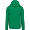 Sweat capuche contrastée Kariban homme – Blanc / Vert Kelly – vue 2
