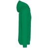 Sweat capuche contrastée Kariban homme – Blanc / Vert Kelly – vue 3