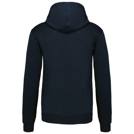 Sweat à capuche contrastée homme Rouge/Marine Kariban – vue 2