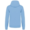 Sweat à capuche contrasté Kariban homme – Blanc / Bleu ciel – vue 2
