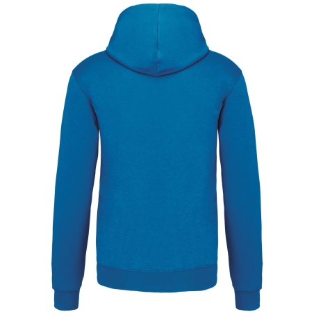 Sweat à capuche contrastée homme Bleu Tropical / blanc Kariban 280 g/m² – vue 2