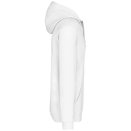 Sweat capuche contrastée homme Kariban Blanc / Gris fin – vue 3