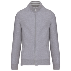 Veste molleton zippée homme Kariban – Gris Oxford Grey