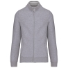 Veste molleton zippée homme Kariban – Gris Oxford Grey