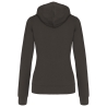 Sweat à capuche contrastée femme Kariban – Gris foncé / noir/Gris – vue 2