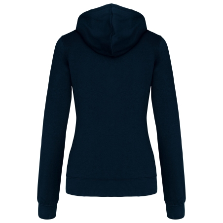 Sweat capuche contrastée femme Kariban Rouge – 280 g/m² – vue 2