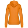Sweat à capuche contrastée femme Orange/Blanc Kariban – vue 2