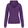 Sweat à capuche contrastée femme Gris/Violet Kariban – vue 2