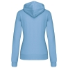 Sweat capuche contrastée femme Kariban – Blanc/Bleu – vue 2