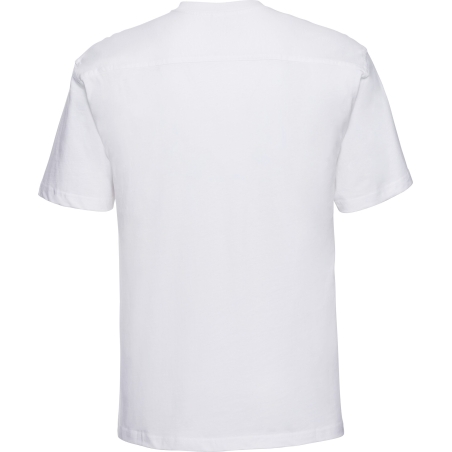 T-shirt Heavy Duty Blanc Russell – Workwear 180 g/m² – vue 2