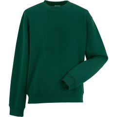 Sweat-shirt col rond Authentic Vert Bottle Green Russell