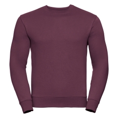 Sweat-shirt col rond Authentic Bordeaux Russell 280 g/m²