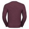 Sweat-shirt col rond Authentic Bordeaux Russell 280 g/m² – vue 2