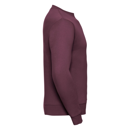 Sweat-shirt col rond Authentic Bordeaux Russell 280 g/m² – vue 3