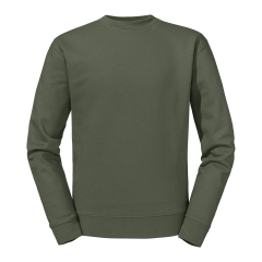 Sweat-shirt col rond Authentic Vert Olive Russell 280 g/m²