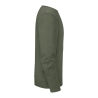Sweat-shirt col rond Authentic Vert Olive Russell 280 g/m² – vue 3